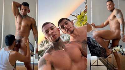 JustTheGays thumbnail for Mauro Valiente and Morro Chacal fuck - amateur gay porn from OnlyFans, MyVidster, GayForFans and more! - 