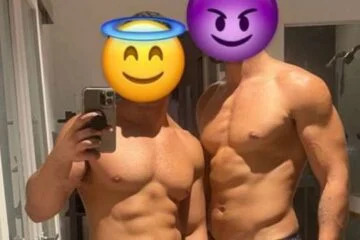 JustTheGays thumbnail for AnonBttmMia and GymPapi - amateur gay porn from OnlyFans, MyVidster, GayForFans and more! -