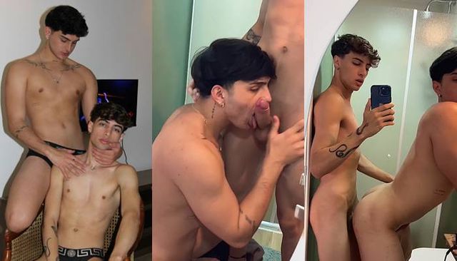 JustTheGays thumbnail for Gabriel Martins and Mateus Junior suck and fuck – POV - amateur gay porn from OnlyFans, MyVidster, GayForFans and more! - Anal, Latin, Oral, Young & Twink