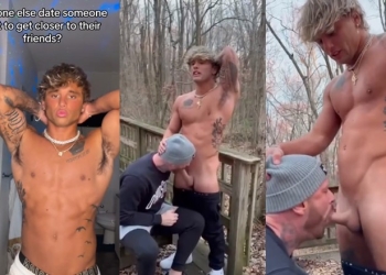 JustTheGays thumbnail for Gunnar Joseph sucks BraxtonStoneVIP on the deck – Drews_story615 - amateur gay porn from OnlyFans, MyVidster, GayForFans and more! - Oral, Outdoor