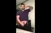 JustTheGays thumbnail for Jordan jerking off and shooting a load over himself at work JordanxBrandt - amateur gay porn from OnlyFans, MyVidster, GayForFans and more! -