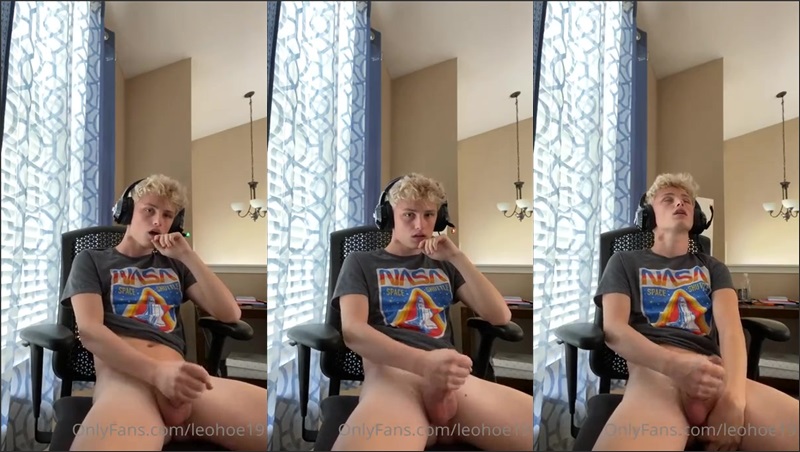 JustTheGays thumbnail for Leohoe19 jerks his young cock - amateur gay porn from OnlyFans, MyVidster, GayForFans and more! - 