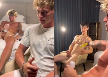 JustTheGays thumbnail for Rax Club – Rocky and friends jerk together - amateur gay porn from OnlyFans, MyVidster, GayForFans and more! - 