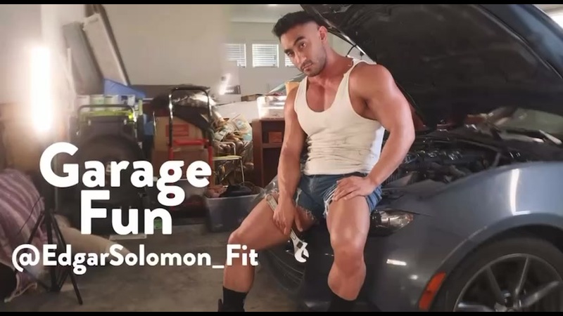 JustTheGays thumbnail for Jerking off in the garage and cumming – Edgar Solomon (edgarsolomon_fit) - amateur gay porn from OnlyFans, MyVidster, GayForFans and more! - 