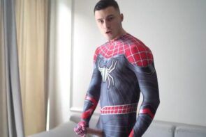 JustTheGays thumbnail for Jerking off while wearing my Spider Man costume Max Barz max_barz - amateur gay porn from OnlyFans, MyVidster, GayForFans and more! - Jerk Off