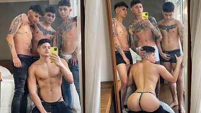 JustTheGays thumbnail for Kevin Rautenberg gets fucked and sucks three cocks – leonardo000ok - amateur gay porn from OnlyFans, MyVidster, GayForFans and more! - 