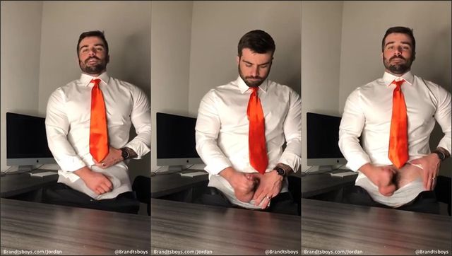 JustTheGays thumbnail for Proving You Want The Promotion – Jordan – brandtsboys - amateur gay porn from OnlyFans, MyVidster, GayForFans and more! - 