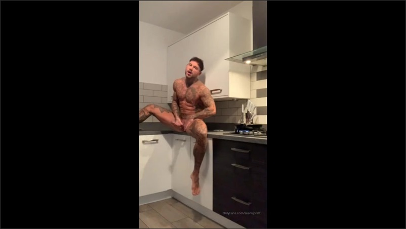 JustTheGays thumbnail for Sean Pratt (sean9pratt) jerks off in the kitchen while cooking - amateur gay porn from OnlyFans, MyVidster, GayForFans and more! - Jerk Off, Solo