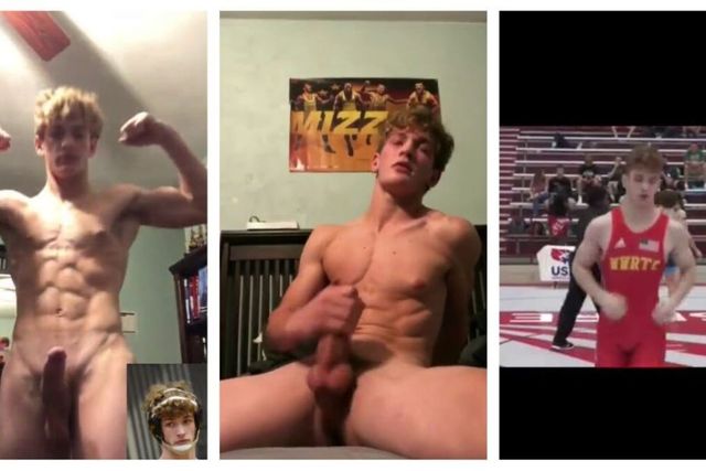 JustTheGays thumbnail for College wrestler jerks off - amateur gay porn from OnlyFans, MyVidster, GayForFans and more! - 