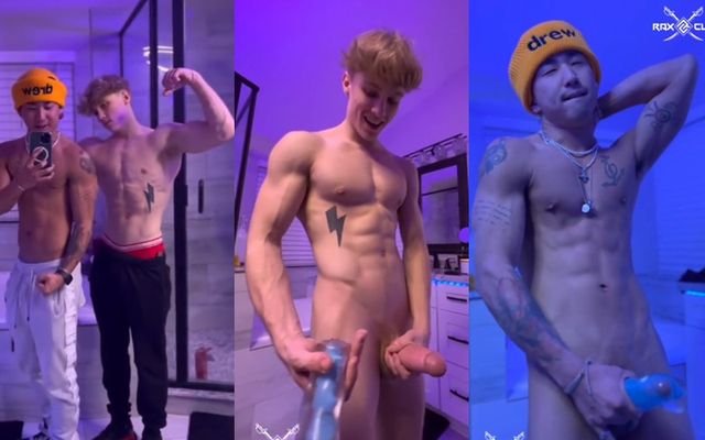 JustTheGays thumbnail for Young tiktokers jerk off with toys – thtoneazn – raw club - amateur gay porn from OnlyFans, MyVidster, GayForFans and more! - 