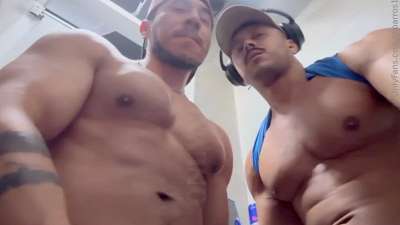 JustTheGays thumbnail for Diego Barros – Fucking a guy from the gym - amateur gay porn from OnlyFans, MyVidster, GayForFans and more! - Anal