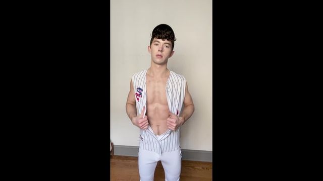 JustTheGays thumbnail for Feeling my body and showing off my jockstrap after baseball practise – Christopher Walsh (chriswthestar) - amateur gay porn from OnlyFans, MyVidster, GayForFans and more! - 