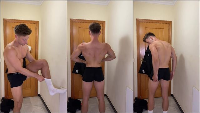 JustTheGays thumbnail for irish-x shows off his fit body and flexes - amateur gay porn from OnlyFans, MyVidster, GayForFans and more! -