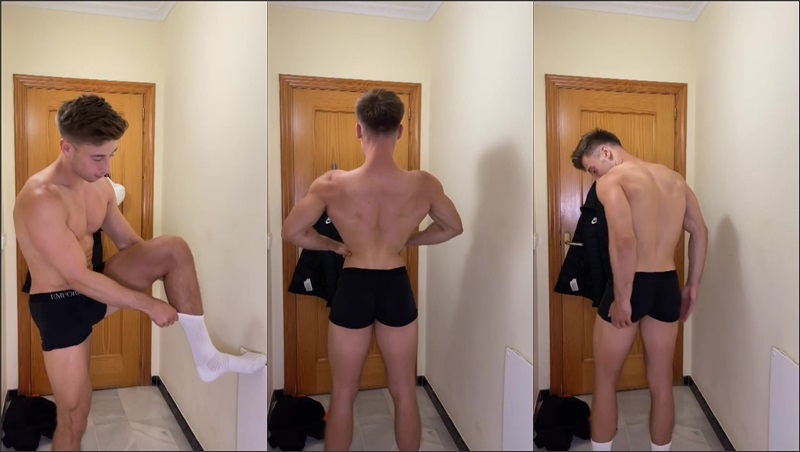 JustTheGays thumbnail for irish-x shows off his fit body and flexes - amateur gay porn from OnlyFans, MyVidster, GayForFans and more! - 