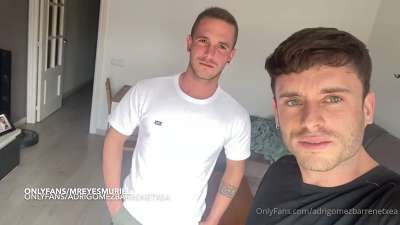 JustTheGays thumbnail for Adrian Gomez (Adrigomezbarrenetxea) and Mauel Reyes fuck - amateur gay porn from OnlyFans, MyVidster, GayForFans and more! - Anal