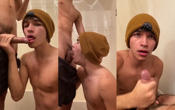 JustTheGays thumbnail for Bubbawa / KaixMatty – a bathroom blowjob - amateur gay porn from OnlyFans, MyVidster, GayForFans and more! - 