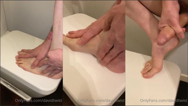 JustTheGays thumbnail for davidtwist cums on his feet - amateur gay porn from OnlyFans, MyVidster, GayForFans and more! - 