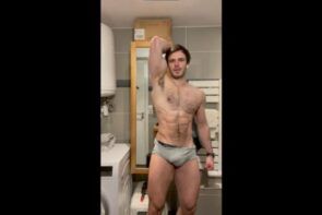 JustTheGays thumbnail for Flexing in my underwear Killian Belliard Killian___ - amateur gay porn from OnlyFans, MyVidster, GayForFans and more! - video