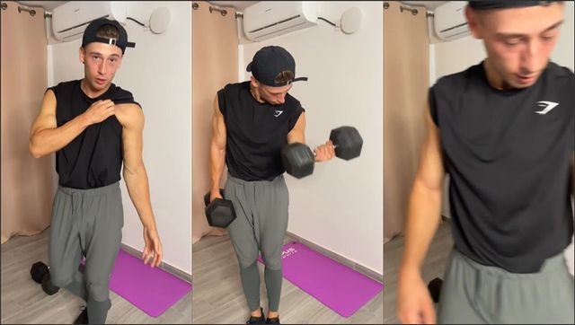 JustTheGays thumbnail for irish-x shows off his bulging muscles - amateur gay porn from OnlyFans, MyVidster, GayForFans and more! - 