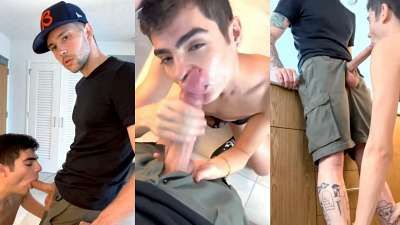 JustTheGays thumbnail for Jake Hart and Kayleb Alexander – POV blowjob - amateur gay porn from OnlyFans, MyVidster, GayForFans and more! -