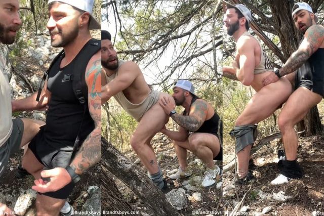 JustTheGays thumbnail for Jordan fucks Kyle in middle the trail – brandtsboys - amateur gay porn from OnlyFans, MyVidster, GayForFans and more! - Anal