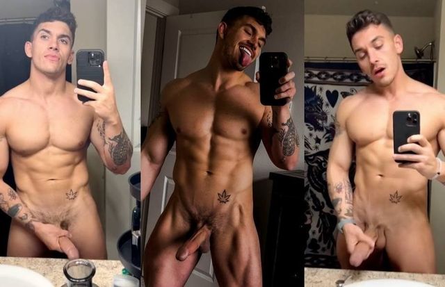 JustTheGays thumbnail for Raphaelsplayground – jerking off in the bathroom - amateur gay porn from OnlyFans, MyVidster, GayForFans and more! - Jerk Off, Solo