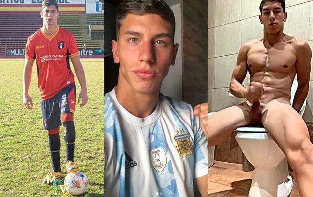JustTheGays thumbnail for Tom Sposaro (young Argentine soccer player) – shows off his cock and jerks - amateur gay porn from OnlyFans, MyVidster, GayForFans and more! - Jerk Off, Latin, Solo