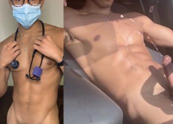 JustTheGays thumbnail for heycumere – Quick solo jerk off in my car and cumming hands free - amateur gay porn from OnlyFans, MyVidster, GayForFans and more! -