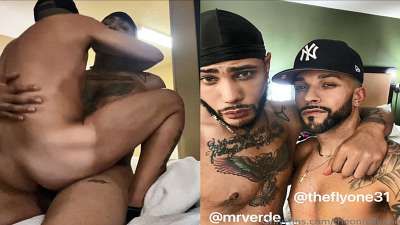JustTheGays thumbnail for Mr Verde and TheFlyOne fuck - amateur gay porn from OnlyFans, MyVidster, GayForFans and more! - Anal