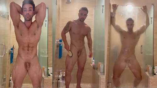 JustTheGays thumbnail for Skyler Fancy – Watch me shower - amateur gay porn from OnlyFans, MyVidster, GayForFans and more! - Shower, Solo