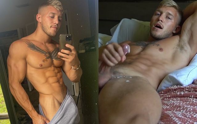JustTheGays thumbnail for Bradj101 jerks off and shows off his hole - amateur gay porn from OnlyFans, MyVidster, GayForFans and more! - Jerk Off