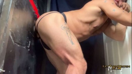 JustTheGays thumbnail for Brock Banks – GloryHole Suck and Fuck - amateur gay porn from OnlyFans, MyVidster, GayForFans and more! - 