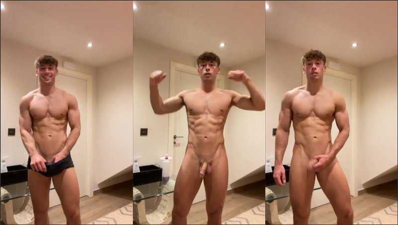 JustTheGays thumbnail for irish-x gets naked and flexes - amateur gay porn from OnlyFans, MyVidster, GayForFans and more! - Solo