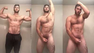 JustTheGays thumbnail for Alex Lederman jerks off - amateur gay porn from OnlyFans, MyVidster, GayForFans and more! - 