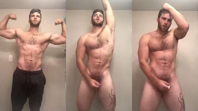 JustTheGays thumbnail for Alex Lederman jerks off - amateur gay porn from OnlyFans, MyVidster, GayForFans and more! - 