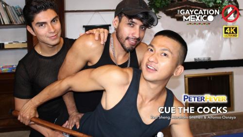 JustTheGays thumbnail for Gaycation Episode Four: Cue the Cocks – Zed Sheng, Abraham Shehell, Alfonso Osnaya