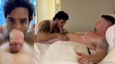 JustTheGays thumbnail for HardTomXXX and Samuel Decker – a quick blowjob - amateur gay porn from OnlyFans, MyVidster, GayForFans and more! - 