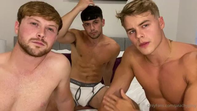 JustTheGays thumbnail for Jerking my cock with my mates and showing off our asses – Peachy Boy - amateur gay porn from OnlyFans, MyVidster, GayForFans and more! - Jerk Off