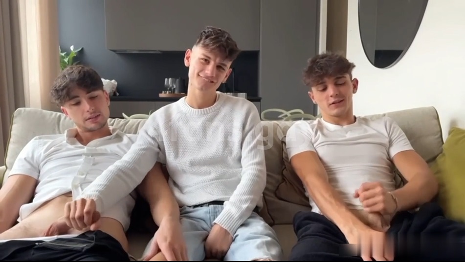 JustTheGays thumbnail for Samuele Cunto (sexysamu) and Ivan.ilterribile fuck Elias.twink - amateur gay porn from OnlyFans, MyVidster, GayForFans and more! -