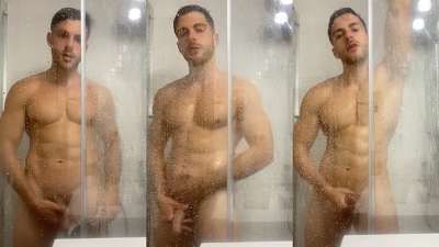 JustTheGays thumbnail for Guillechoa feels himself up in the shower – 05 - amateur gay porn from OnlyFans, MyVidster, GayForFans and more! - Shower