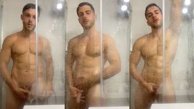 JustTheGays thumbnail for Guillechoa feels himself up in the shower – 05 - amateur gay porn from OnlyFans, MyVidster, GayForFans and more! - Shower
