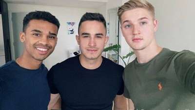 JustTheGays thumbnail for Igor Miller – Twink Party with Brandon and James - amateur gay porn from OnlyFans, MyVidster, GayForFans and more! - Anal, Group, Young & Twink