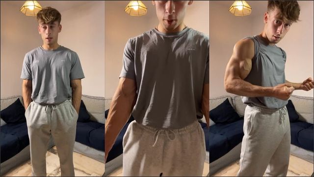 JustTheGays thumbnail for irish-x shows off in sweatpants - amateur gay porn from OnlyFans, MyVidster, GayForFans and more! - 