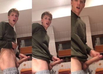 JustTheGays thumbnail for Cute boy jerks his monster cock - amateur gay porn from OnlyFans, MyVidster, GayForFans and more! - 