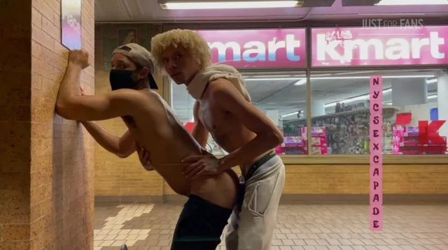 JustTheGays thumbnail for NycSexcapade – Fucking outside Kmart - amateur gay porn from OnlyFans, MyVidster, GayForFans and more! - Anal, Outdoor