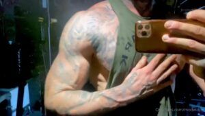 JustTheGays thumbnail for Showing off my dick and talking dirty after a workout Modeldpg - amateur gay porn from OnlyFans, MyVidster, GayForFans and more! - video
