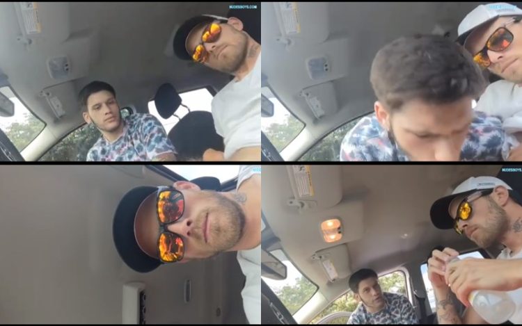 JustTheGays thumbnail for Sucking cock of handsome driver in car - amateur gay porn from OnlyFans, MyVidster, GayForFans and more! - 
