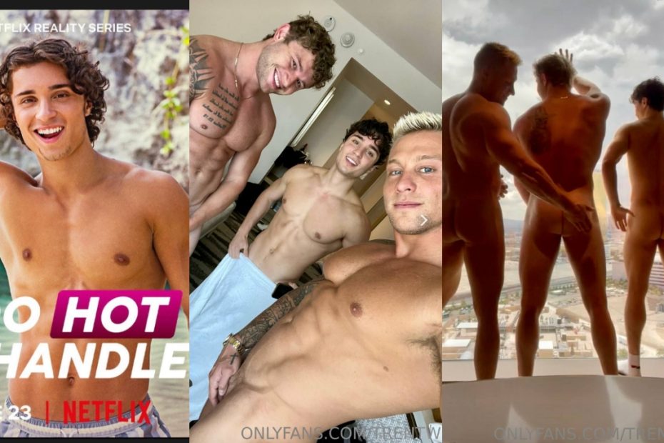 JustTheGays thumbnail for Three guys get naked in a Vegas hotel - amateur gay porn from OnlyFans, MyVidster, GayForFans and more! - 