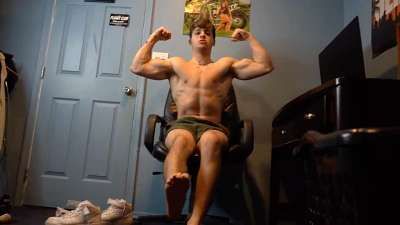 JustTheGays thumbnail for FlexMasterJoe – Foot worship 2 - amateur gay porn from OnlyFans, MyVidster, GayForFans and more! - Feet, Worship