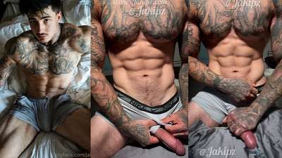 JustTheGays thumbnail for Jake Andrich (Jakipz) shows off his massive cock - amateur gay porn from OnlyFans, MyVidster, GayForFans and more! - 
